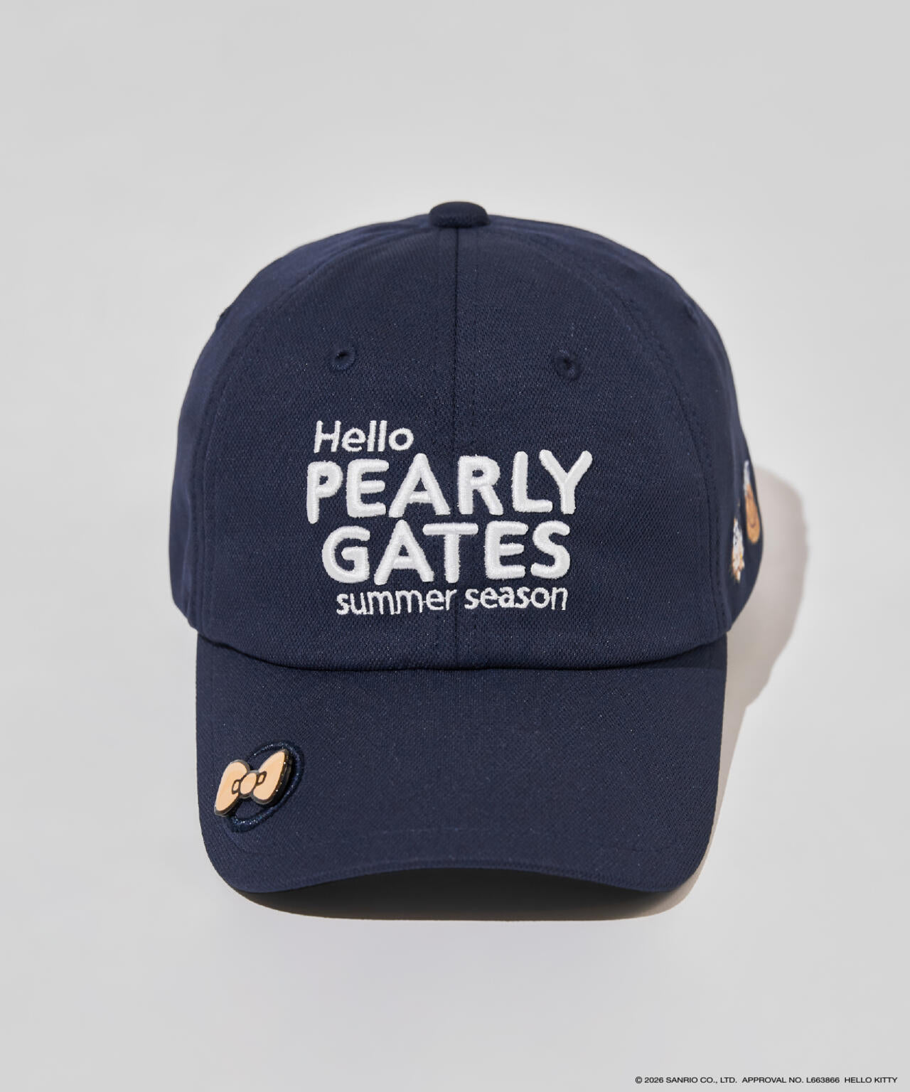 【HELLO KITTY × PEARLY GATES　summer season】キャップ (UNISEX)