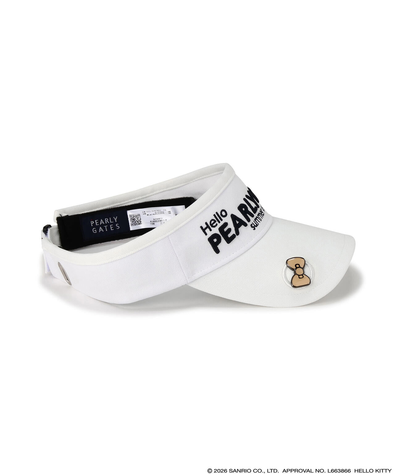 HELLO KITTY × PEARLY GATES summer season】バイザー (UNISEX