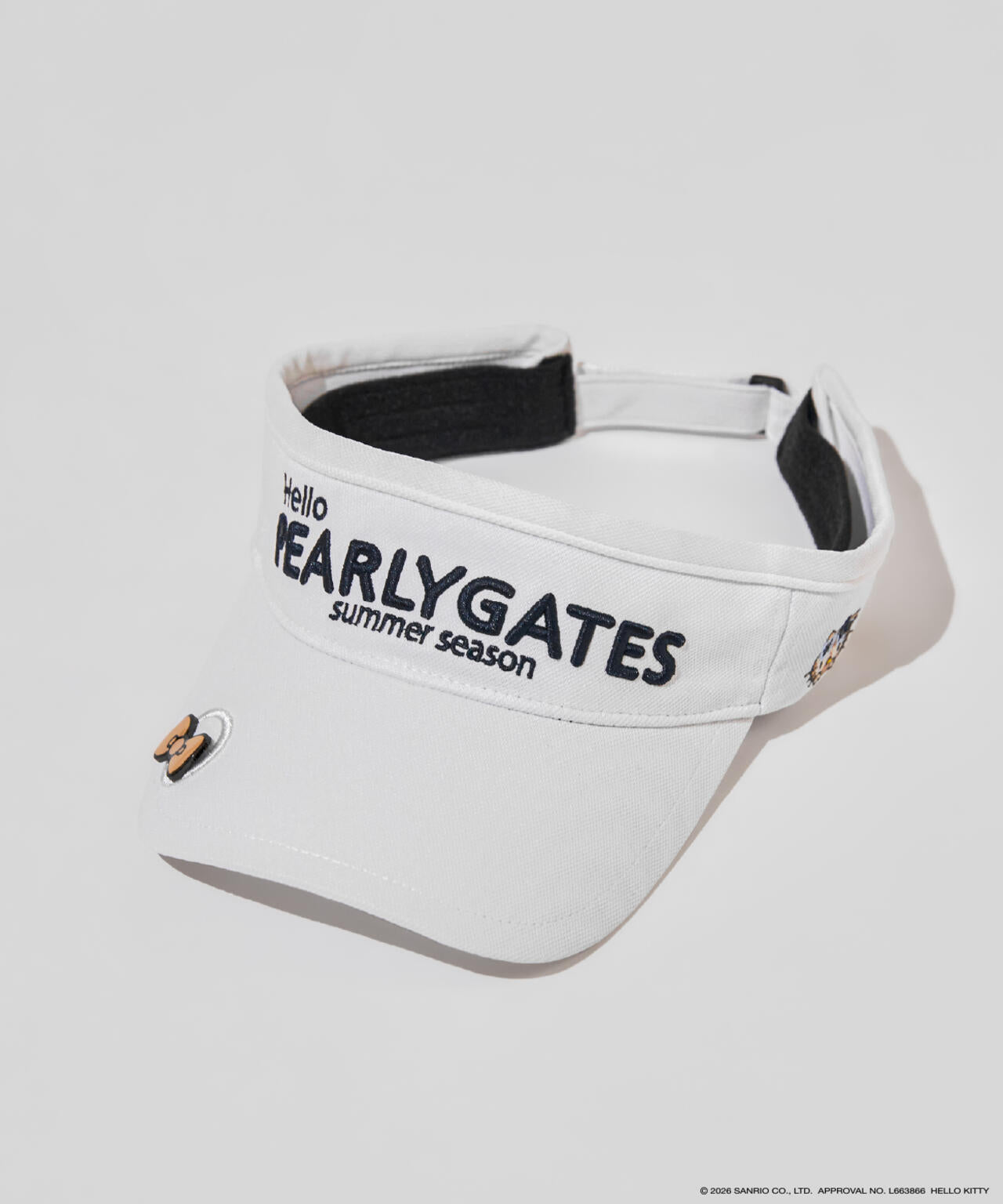 【HELLO KITTY × PEARLY GATES　summer season】バイザー (UNISEX)