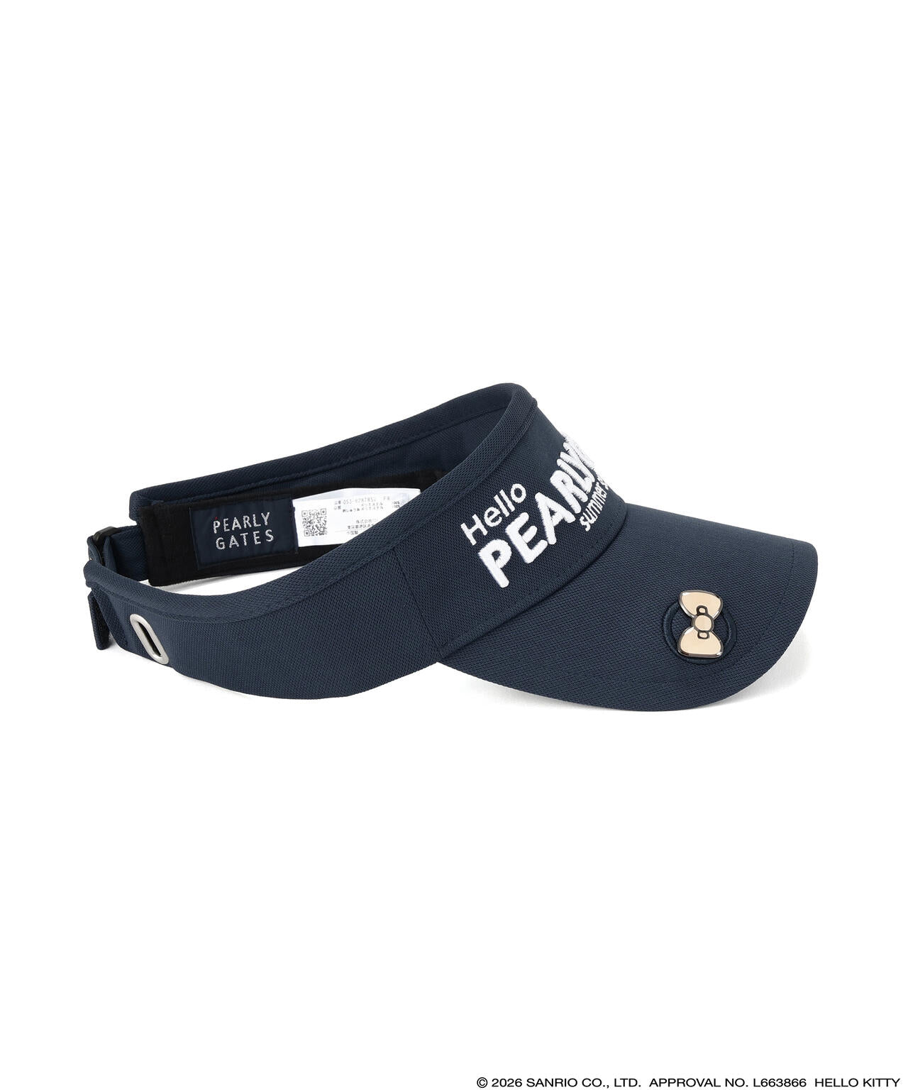 HELLO KITTY × PEARLY GATES summer season】バイザー (UNISEX