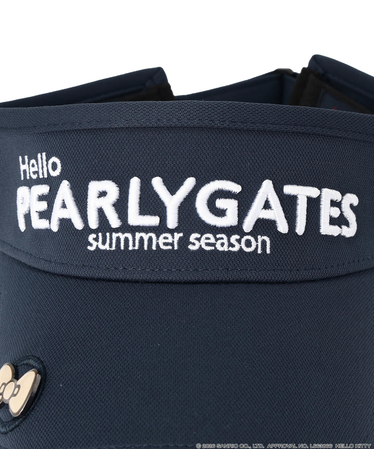 HELLO KITTY × PEARLY GATES summer season】バイザー (UNISEX