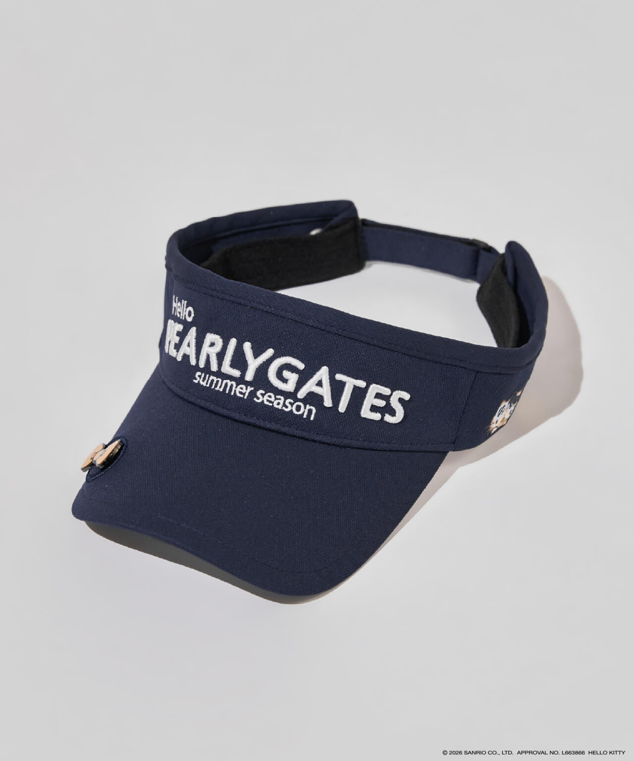 【HELLO KITTY × PEARLY GATES　summer season】バイザー (UNISEX)