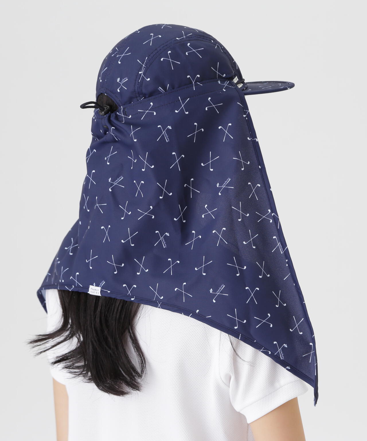 PEARLY GATES ストライプ キャップ ゴルフウェア 日よけ付きキャップ ＜ゴルフクラブ柄＞ (UNISEX) | PEARLY GATES
