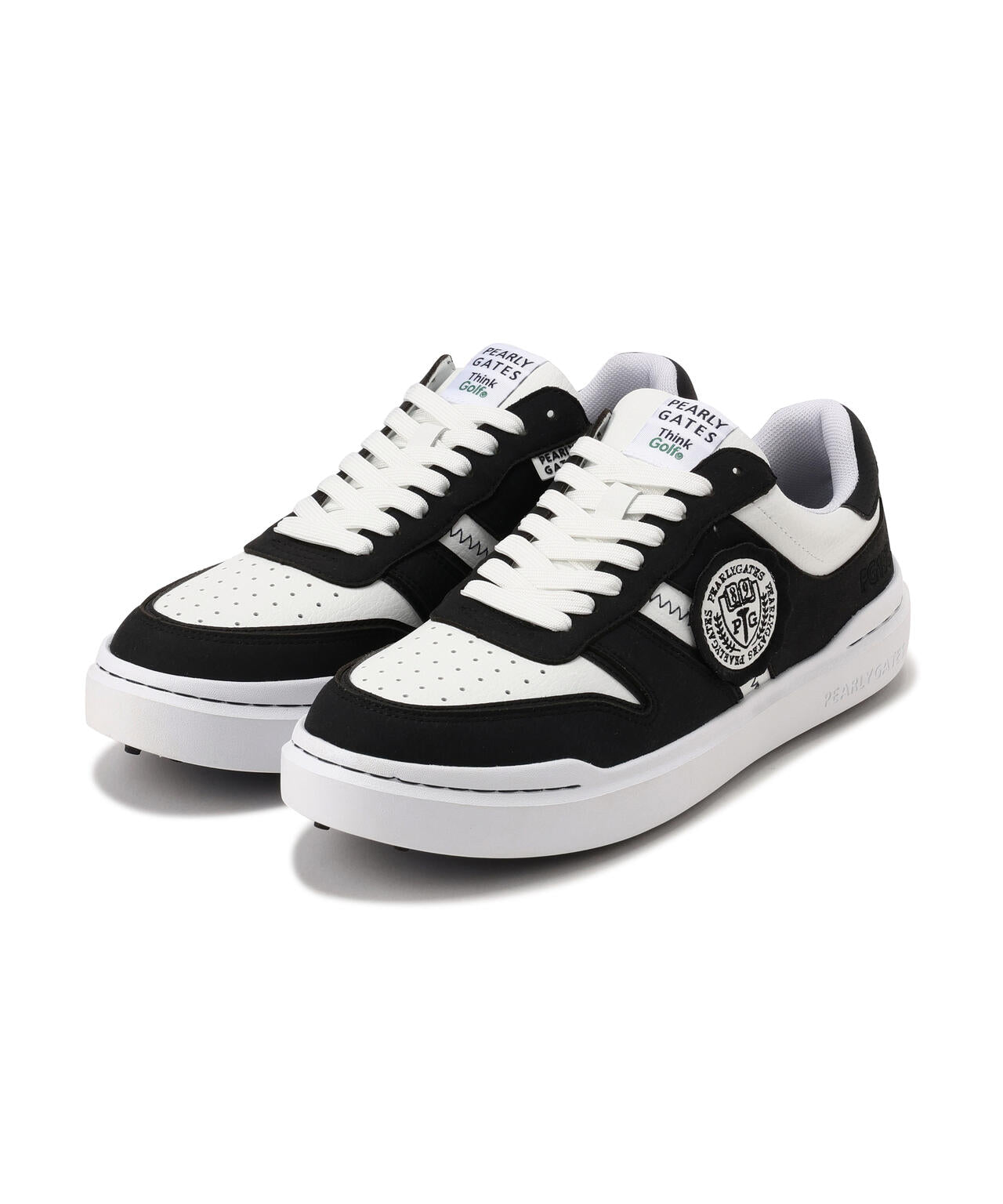 THE SHOES スパイクレスゴルフシューズ ＜ライン&エンブレム＞ (MENS