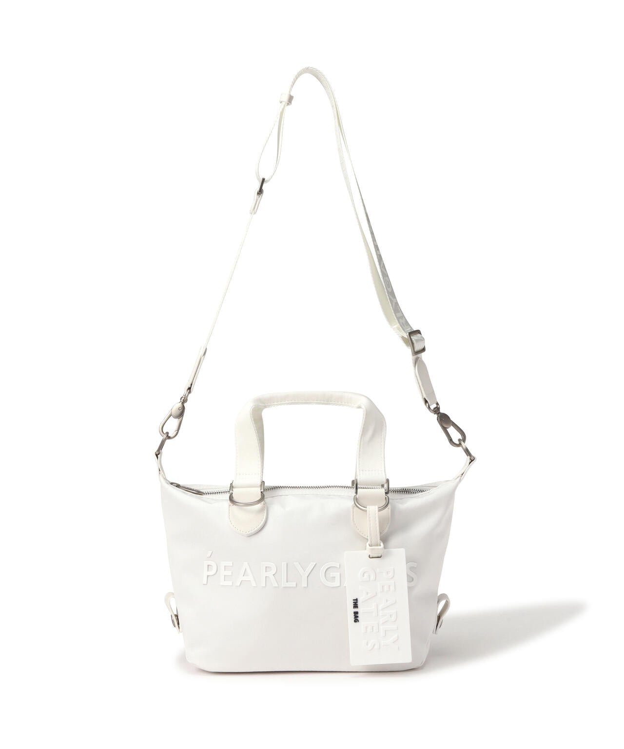 ✨新品同様✨PEARLY GATES パーリゲイツ　ゴルフカートバッグ ホワイト THE GOLF BAG カートバッグ (UNISEX) | PEARLY GATES（パーリーゲイツ