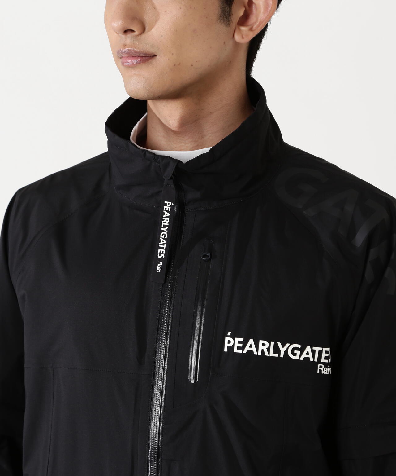 NYストレッチタフタ3L レインジャケット (MENS) | PEARLY GATES