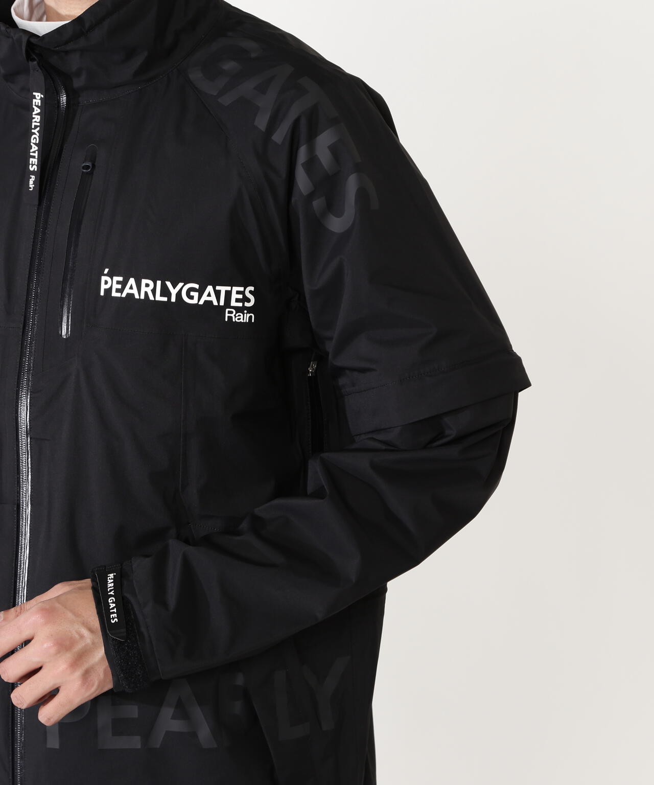NYストレッチタフタ3L レインジャケット (MENS) | PEARLY GATES