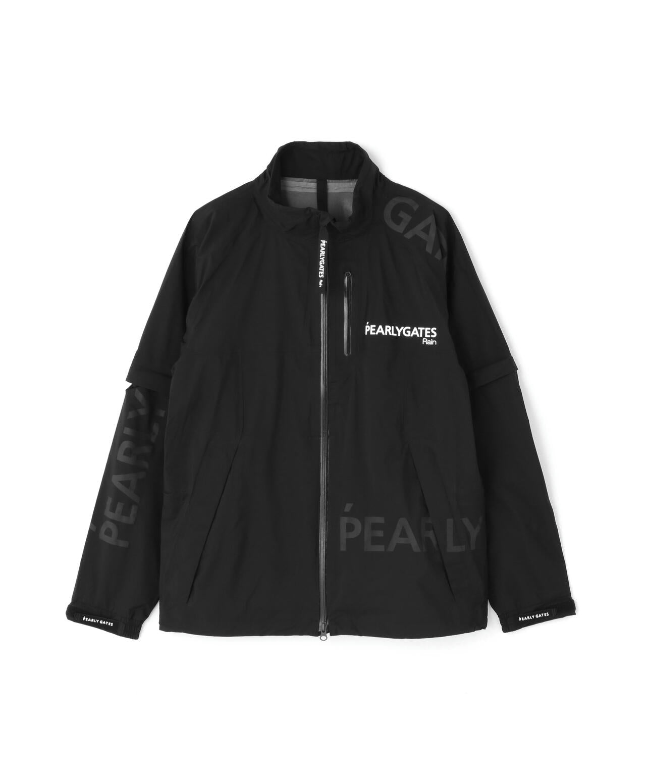 PEARLY GATES 黒ジャケット NYストレッチタフタ3L レインジャケット (MENS) | PEARLY GATES