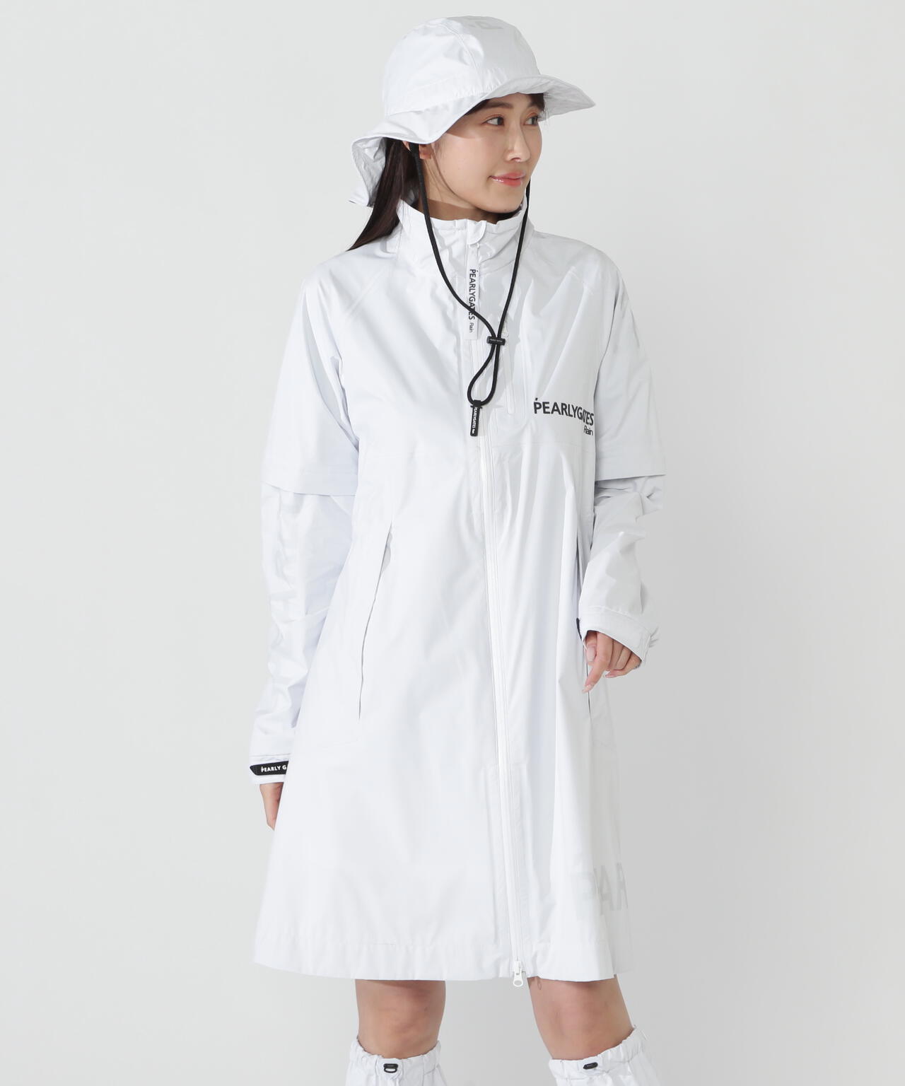 NYストレッチタフタ3L レインワンピース (LADIES) | PEARLY GATES