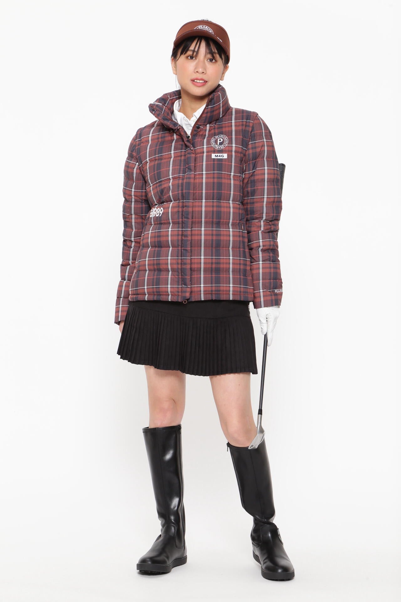 ナイロンメカニカルストレッチドビー プレイダウン ＜CHECKシリーズ