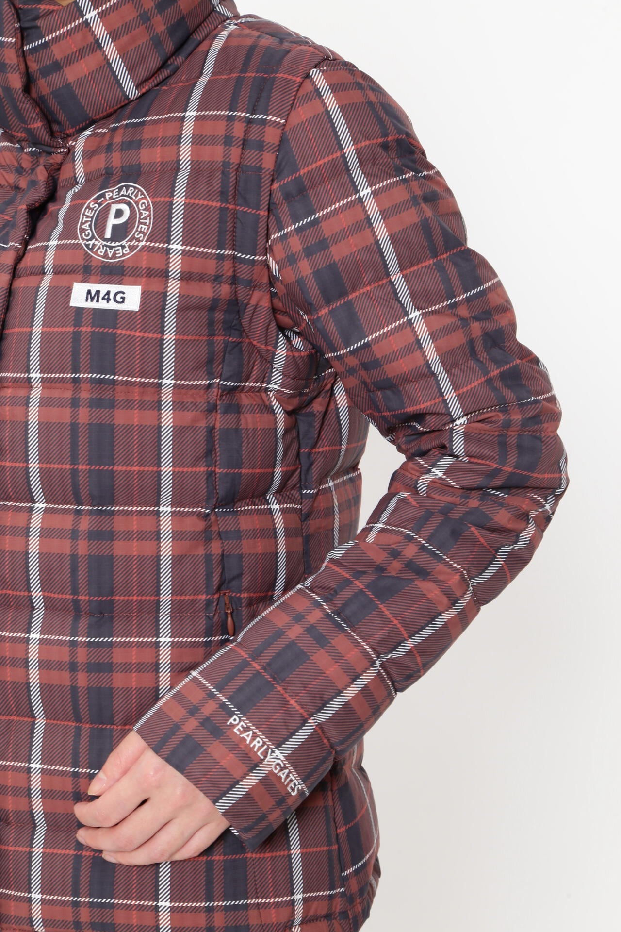 ナイロンメカニカルストレッチドビー プレイダウン ＜CHECKシリーズ