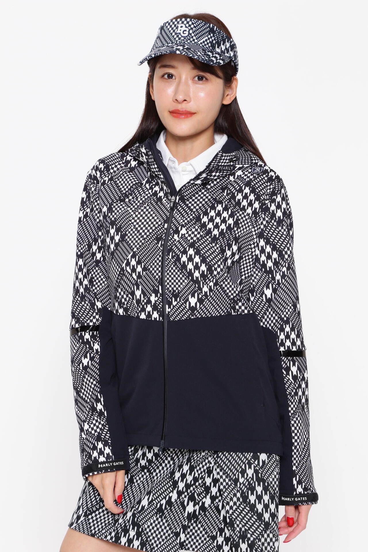 デニット150dカノコリバー×Dot Airフルジップフーディジャケット