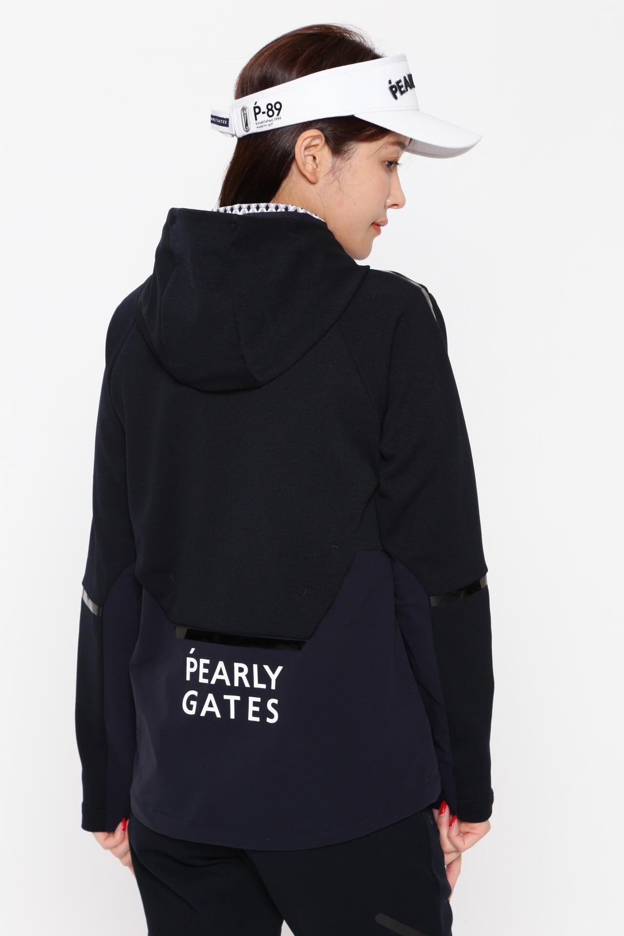 PEARLY GATESデニット150dカノコリバーxDot Airセットアップ デニット150dカノコリバー×Dot Airフルジップフーディジャケット