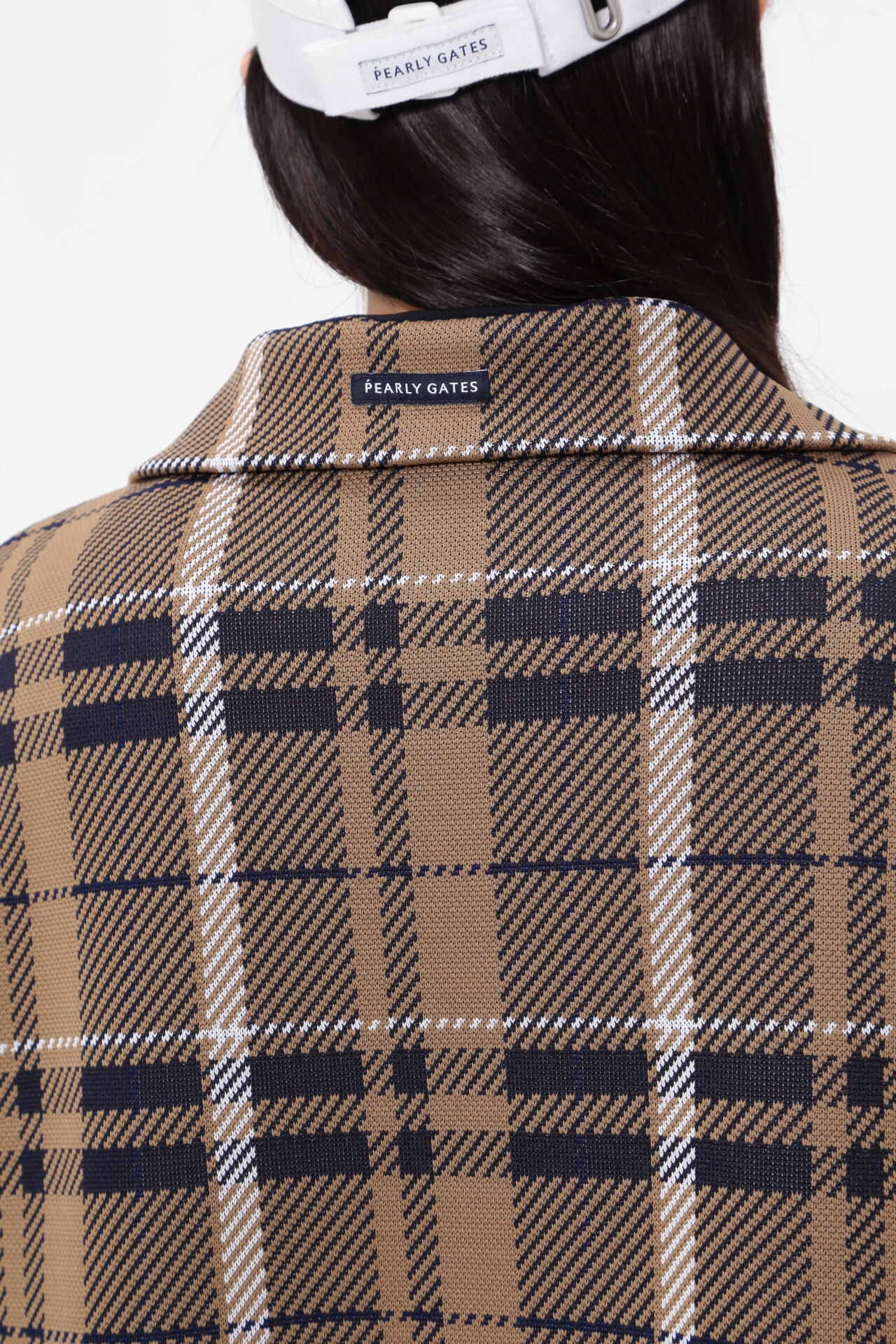 Wジャガード ワンピース ＜CHECKシリーズ＞