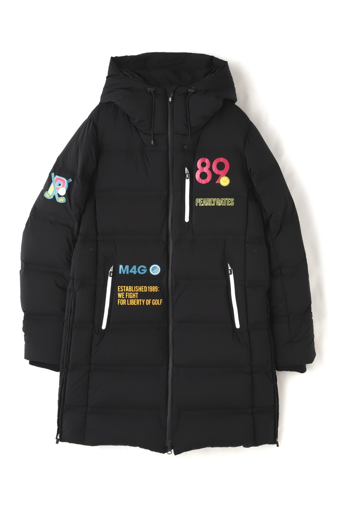 12dストレッチ2Lダウンフーディコート