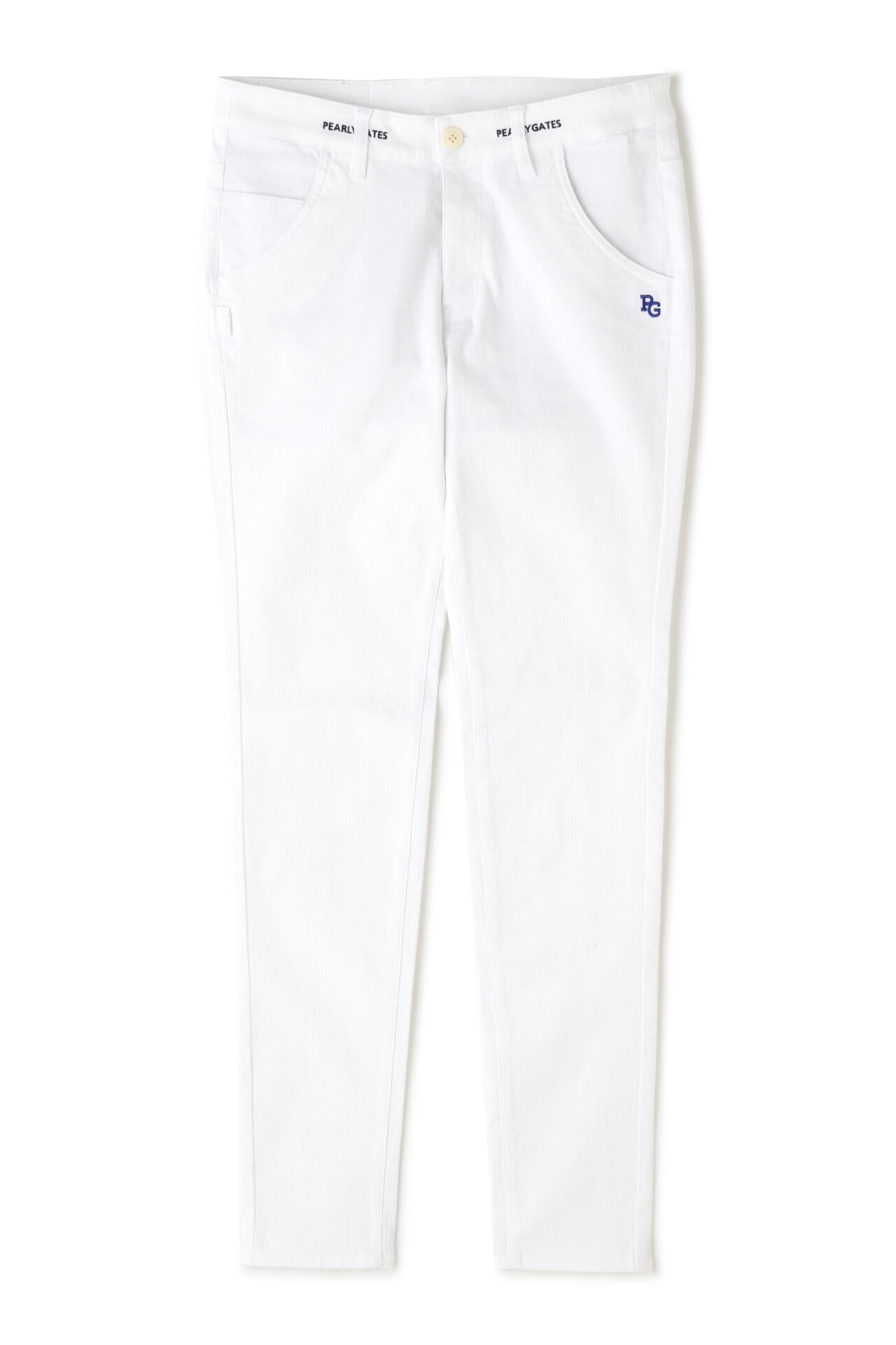 コットンストレッチドビーチェック 5ポケットパンツ | PEARLY GATES