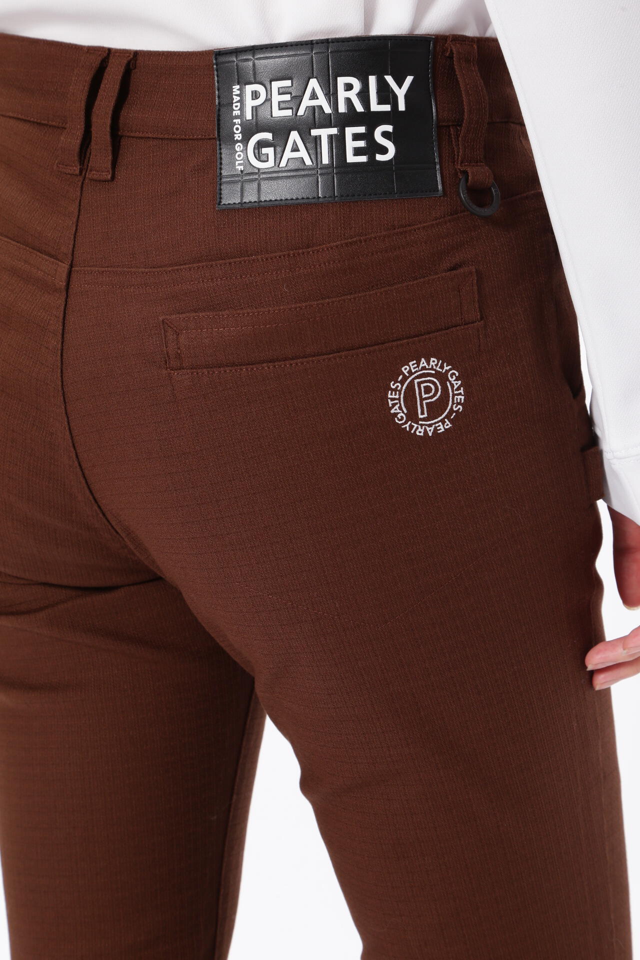 コットンストレッチドビーチェック 5ポケットパンツ | PEARLY GATES