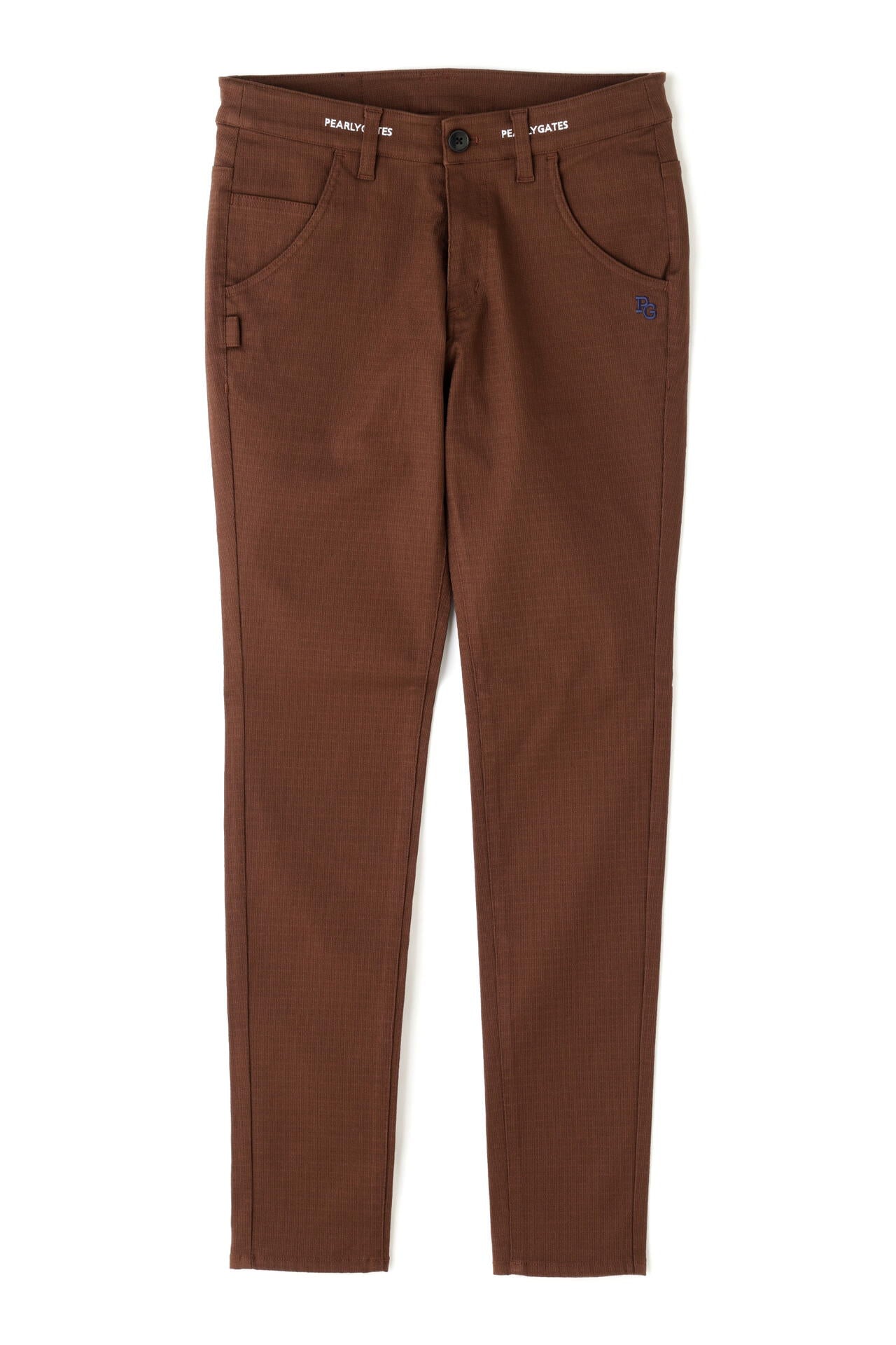 コットンストレッチドビーチェック 5ポケットパンツ | PEARLY GATES