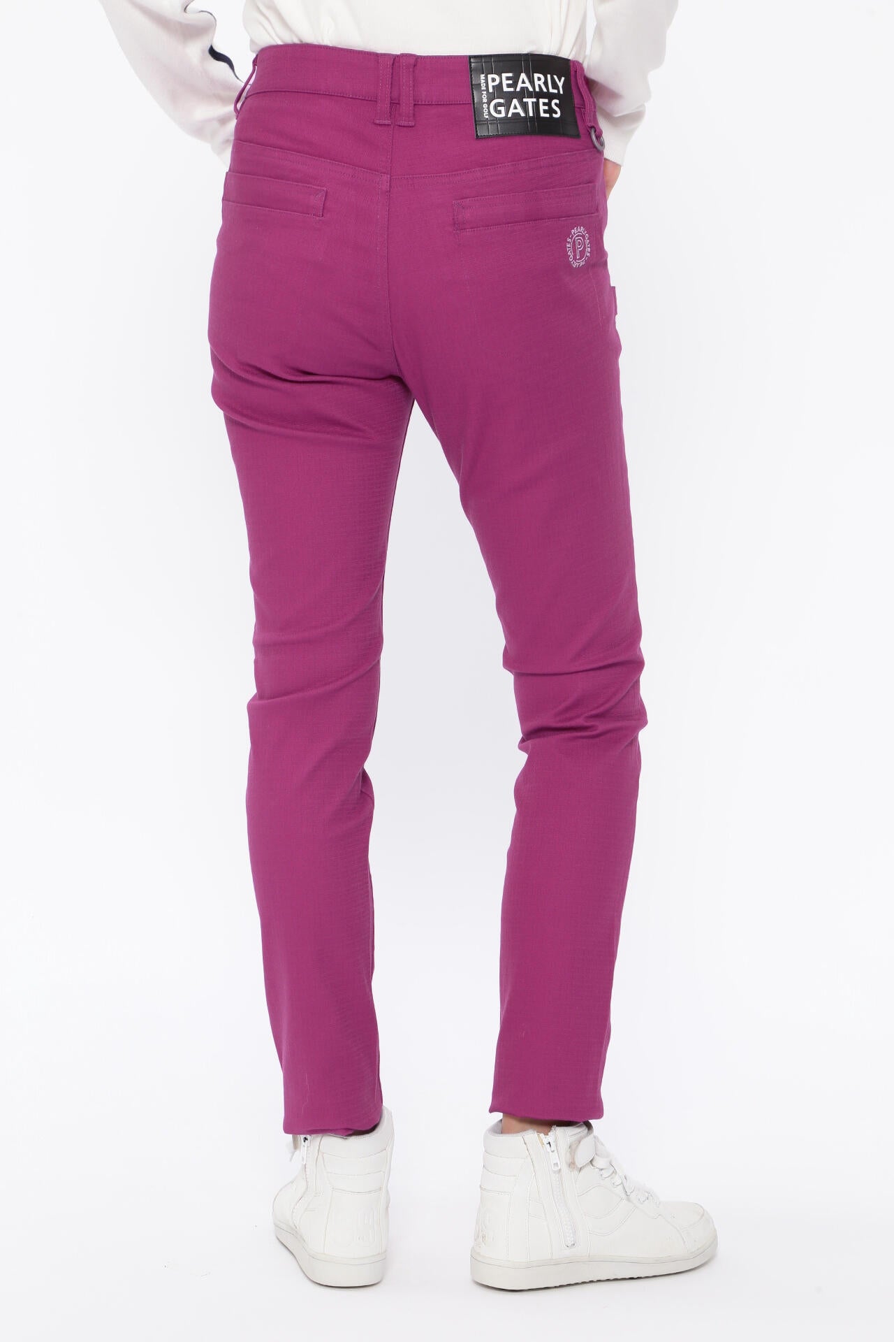 コットンストレッチドビーチェック 5ポケットパンツ | PEARLY GATES