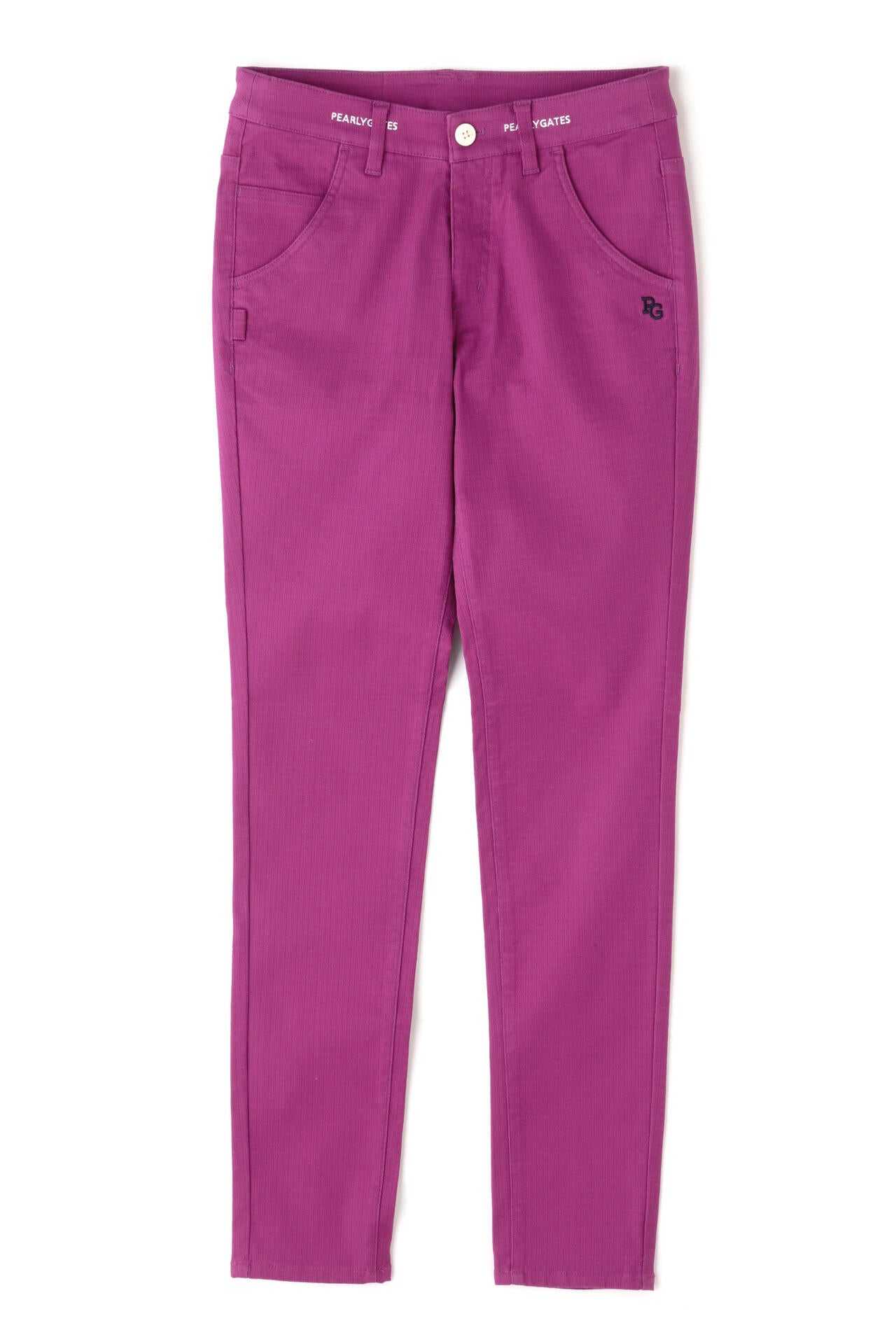 コットンストレッチドビーチェック 5ポケットパンツ | PEARLY GATES