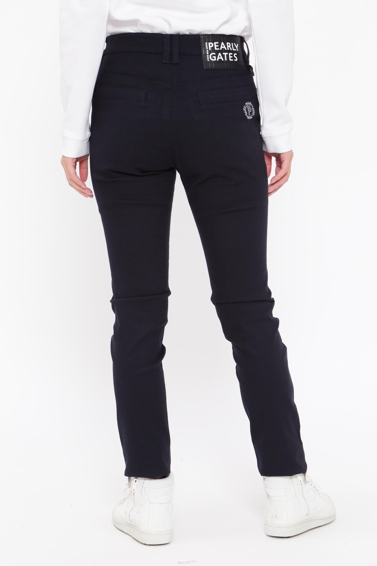 コットンストレッチドビーチェック 5ポケットパンツ | PEARLY GATES