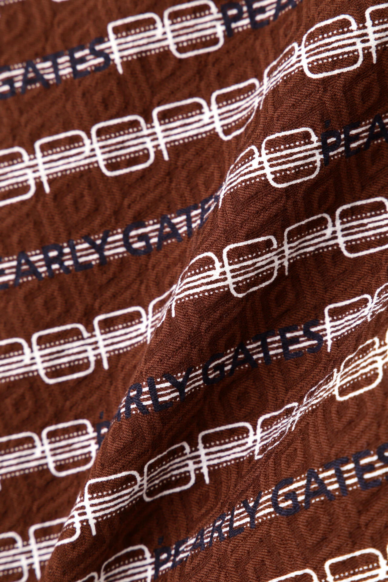 アーガイルジャガード 5ポケットパンツ ＜モノグラム×ロゴプリント