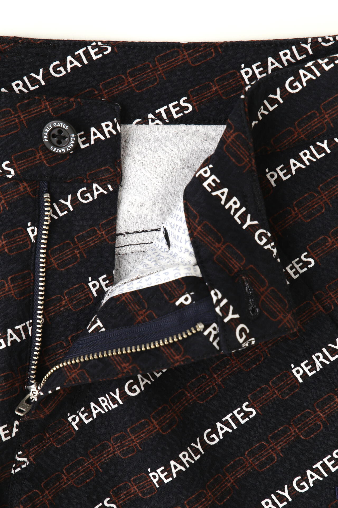 アーガイルジャガード 5ポケットパンツ ＜モノグラム×ロゴプリント