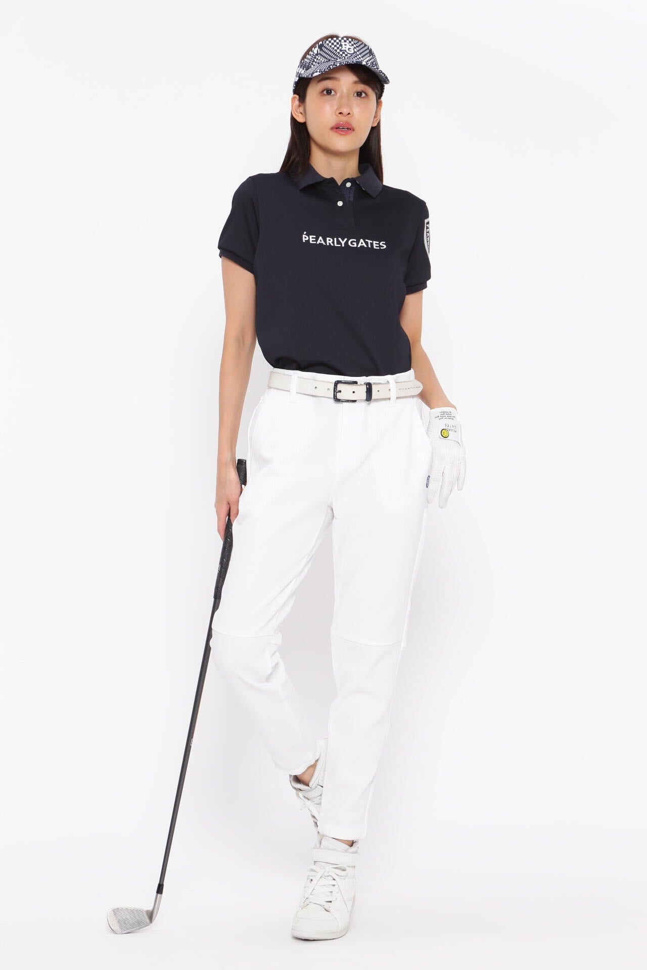 TEXBRIDストレッチヘリンボーン ジョガーパンツ | PEARLY GATES