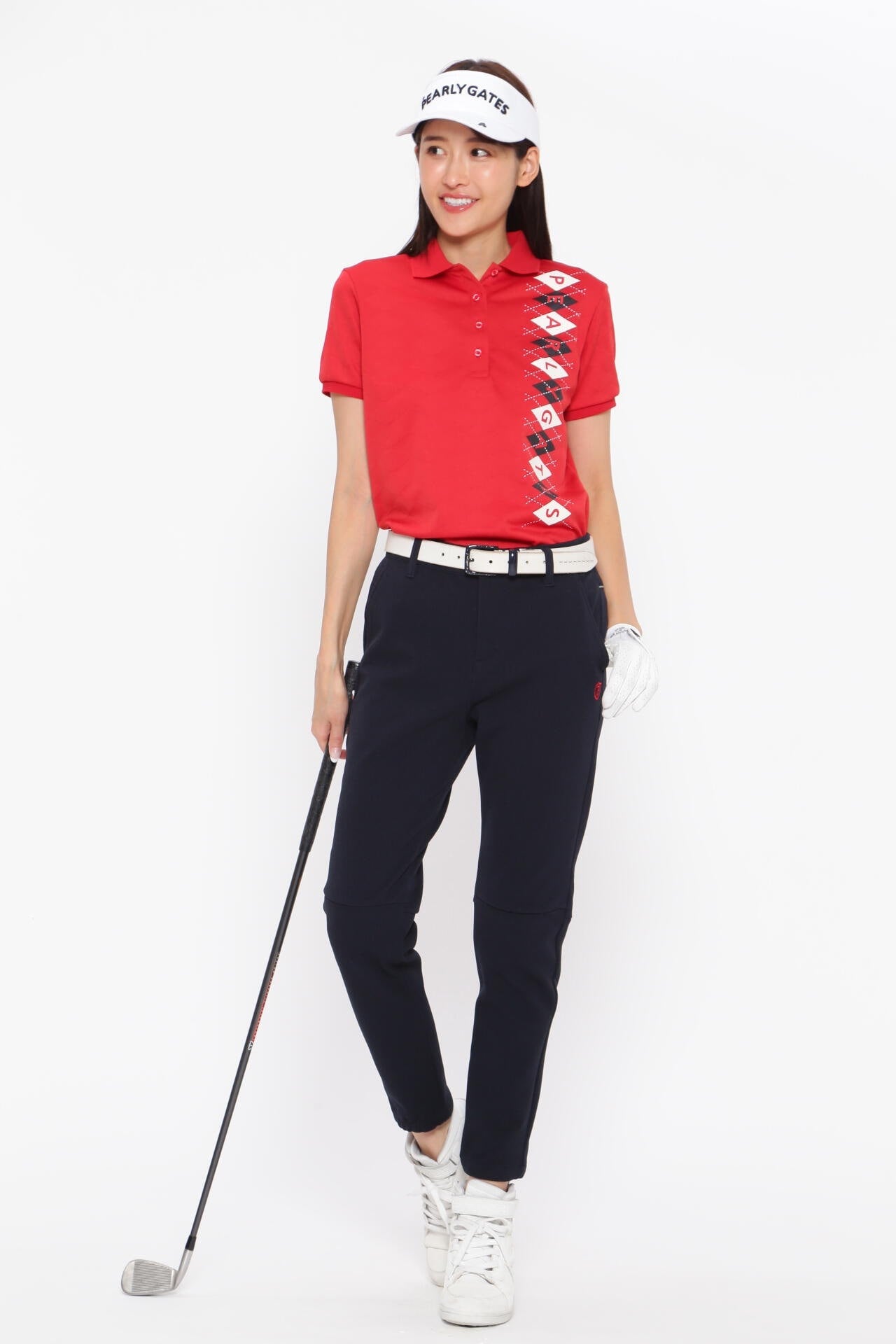 PEARLY GATES TEXBRIDストレッチヘリンボーンパンツパンツ TEXBRIDストレッチヘリンボーン ジョガーパンツ | PEARLY GATES