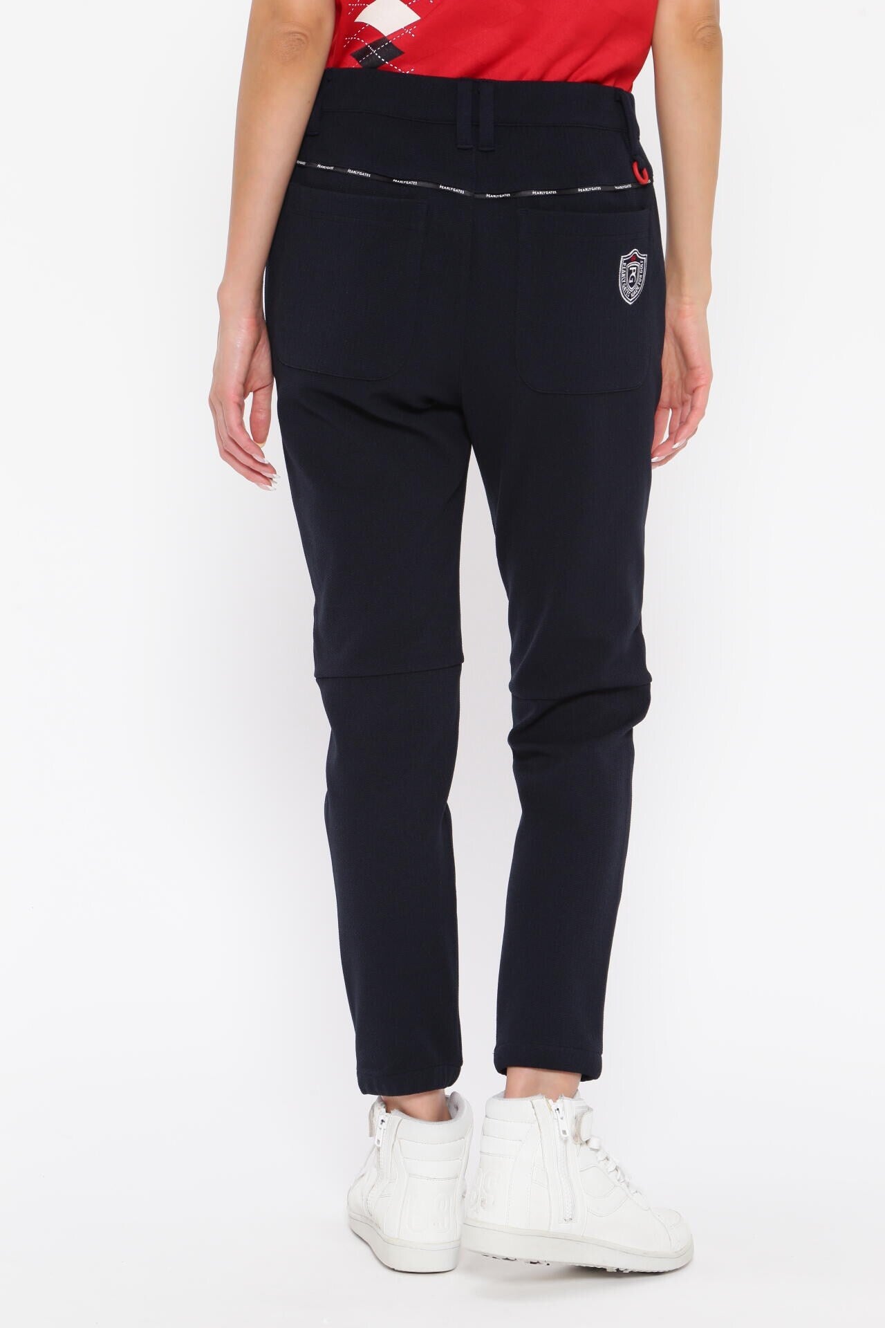 TEXBRIDストレッチヘリンボーン ジョガーパンツ | PEARLY GATES