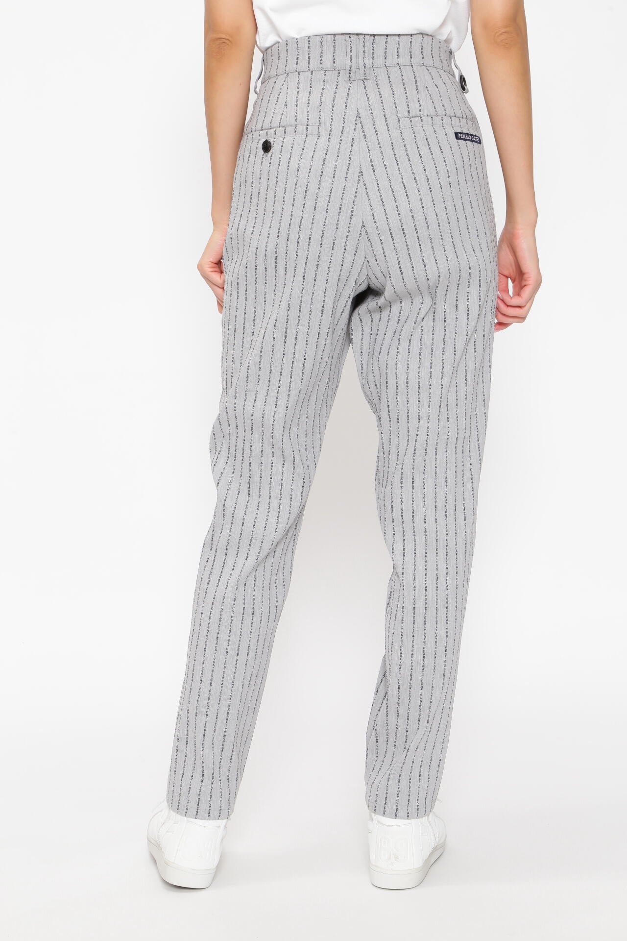 強ストレッチ パンツ ＜PGロゴストライプ＞