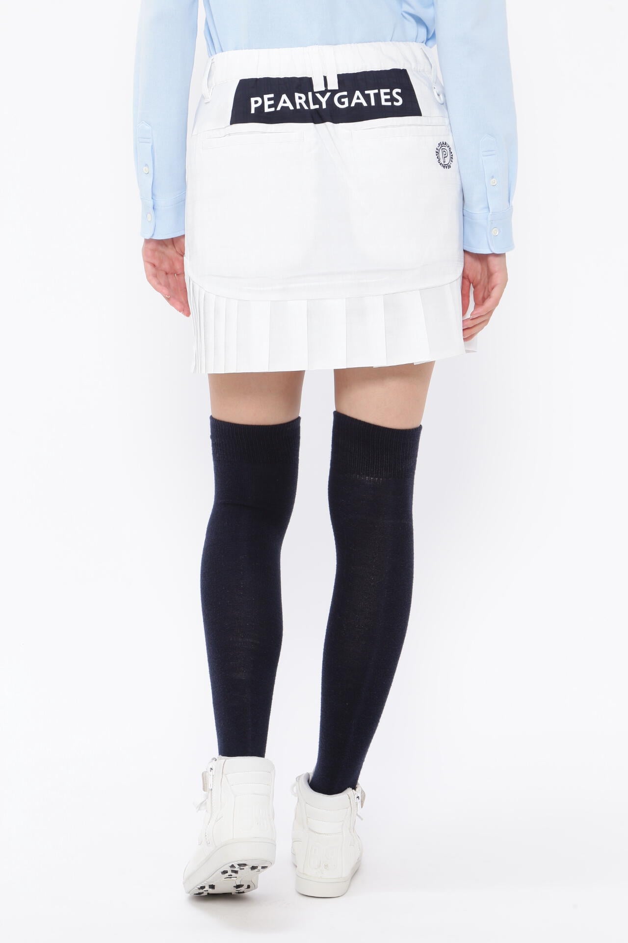 ★美品★PEARLY GATES　タフレックス　サーモトロン　スカート 2 タフレックスサーモトロンラジポカ スカート ＜小チェック×エア