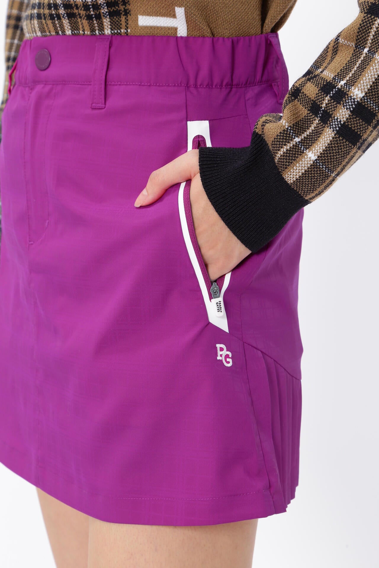 タフレックスサーモトロンラジポカ スカート ＜小チェック×エア