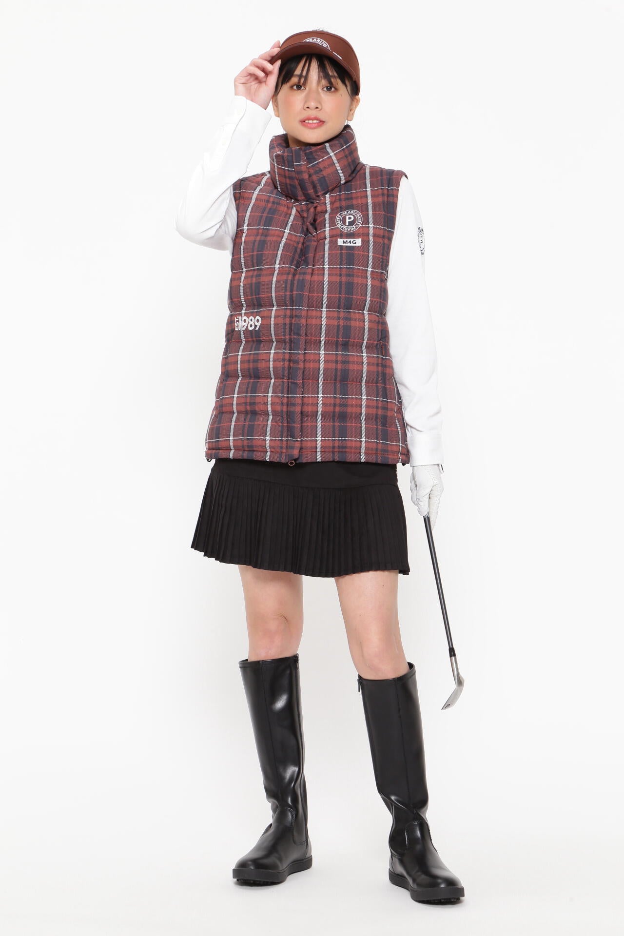 エルモザスエード スカート | PEARLY GATES（パーリーゲイツ