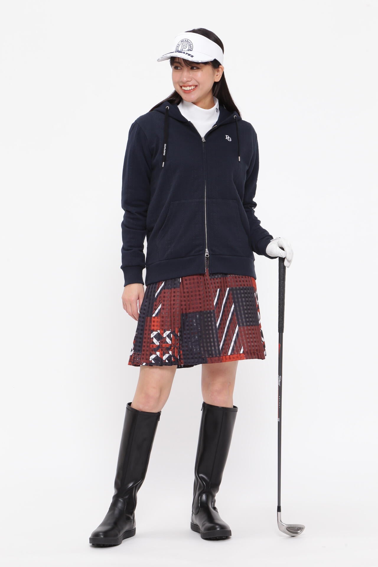 シアーチェック スカート ＜CHECKシリーズ＞ | PEARLY GATES（パーリー