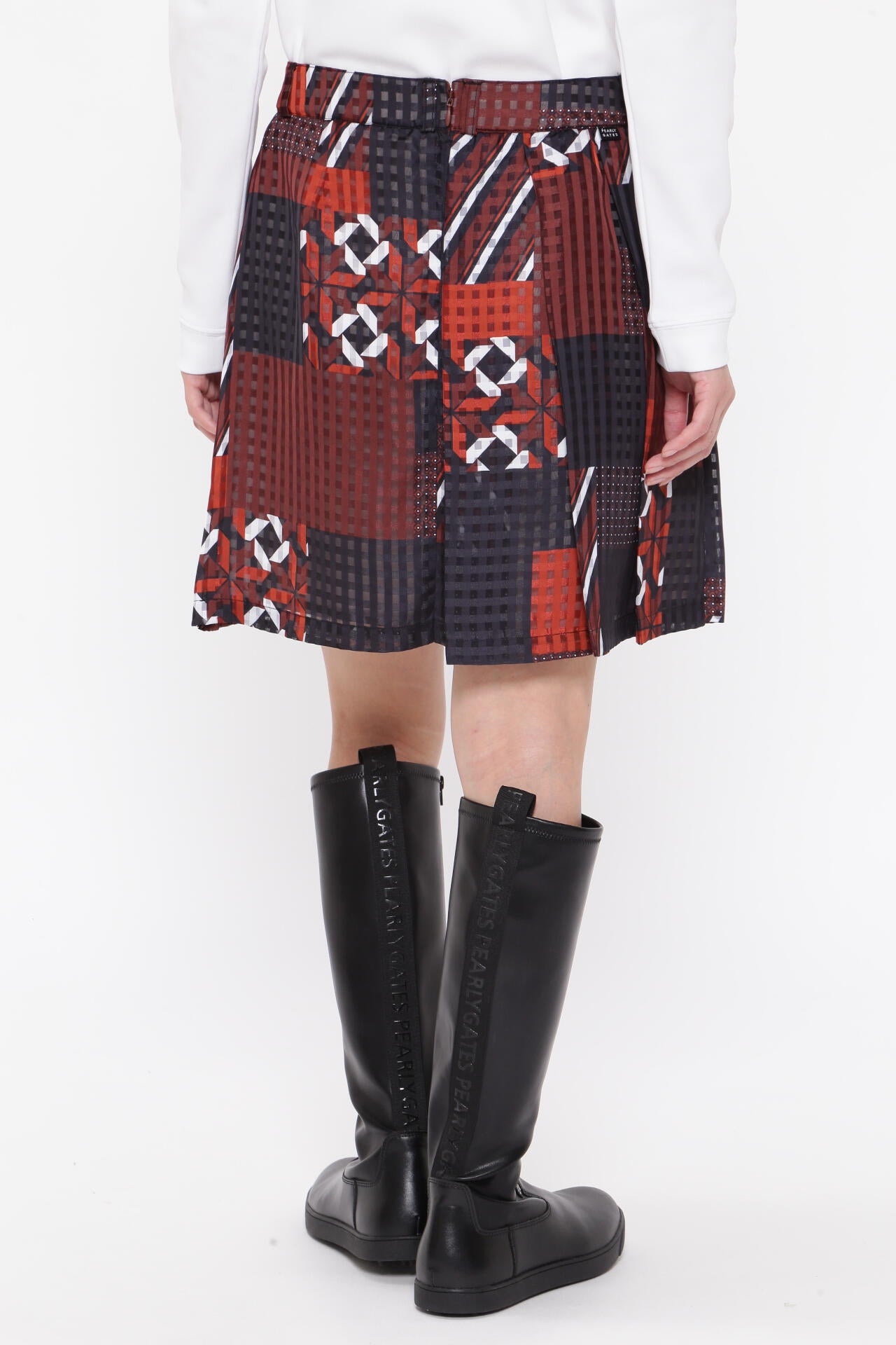 シアーチェック スカート ＜CHECKシリーズ＞ | PEARLY GATES（パーリー