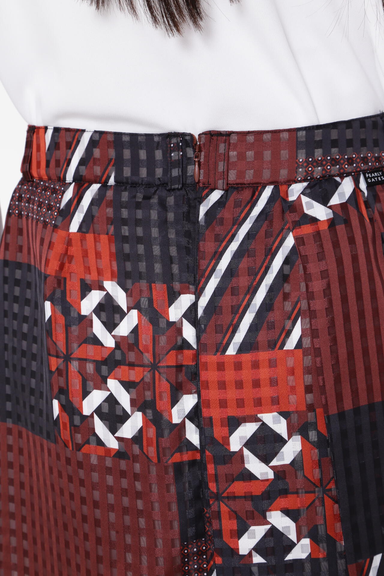 シアーチェック スカート ＜CHECKシリーズ＞ | PEARLY GATES（パーリー