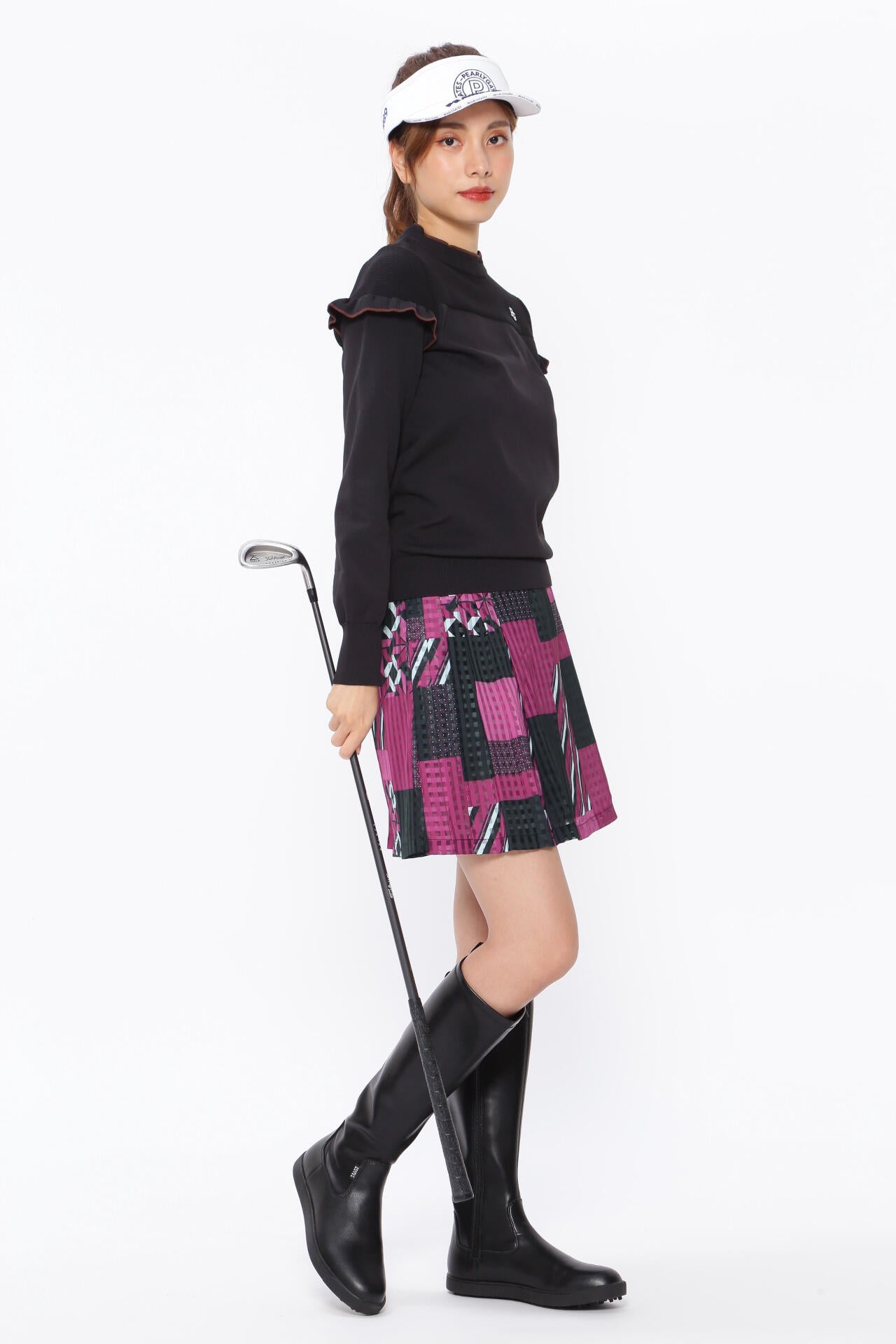 シアーチェック スカート ＜CHECKシリーズ＞ | PEARLY GATES（パーリー