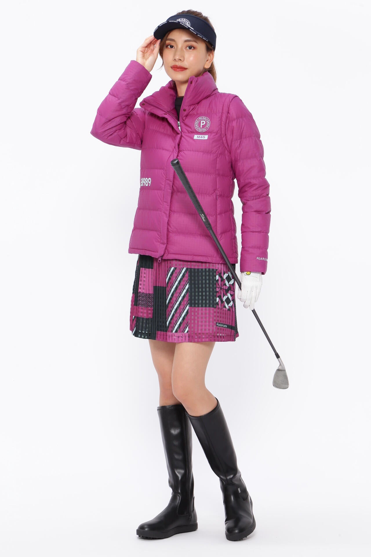 シアーチェック スカート ＜CHECKシリーズ＞ | PEARLY GATES（パーリー