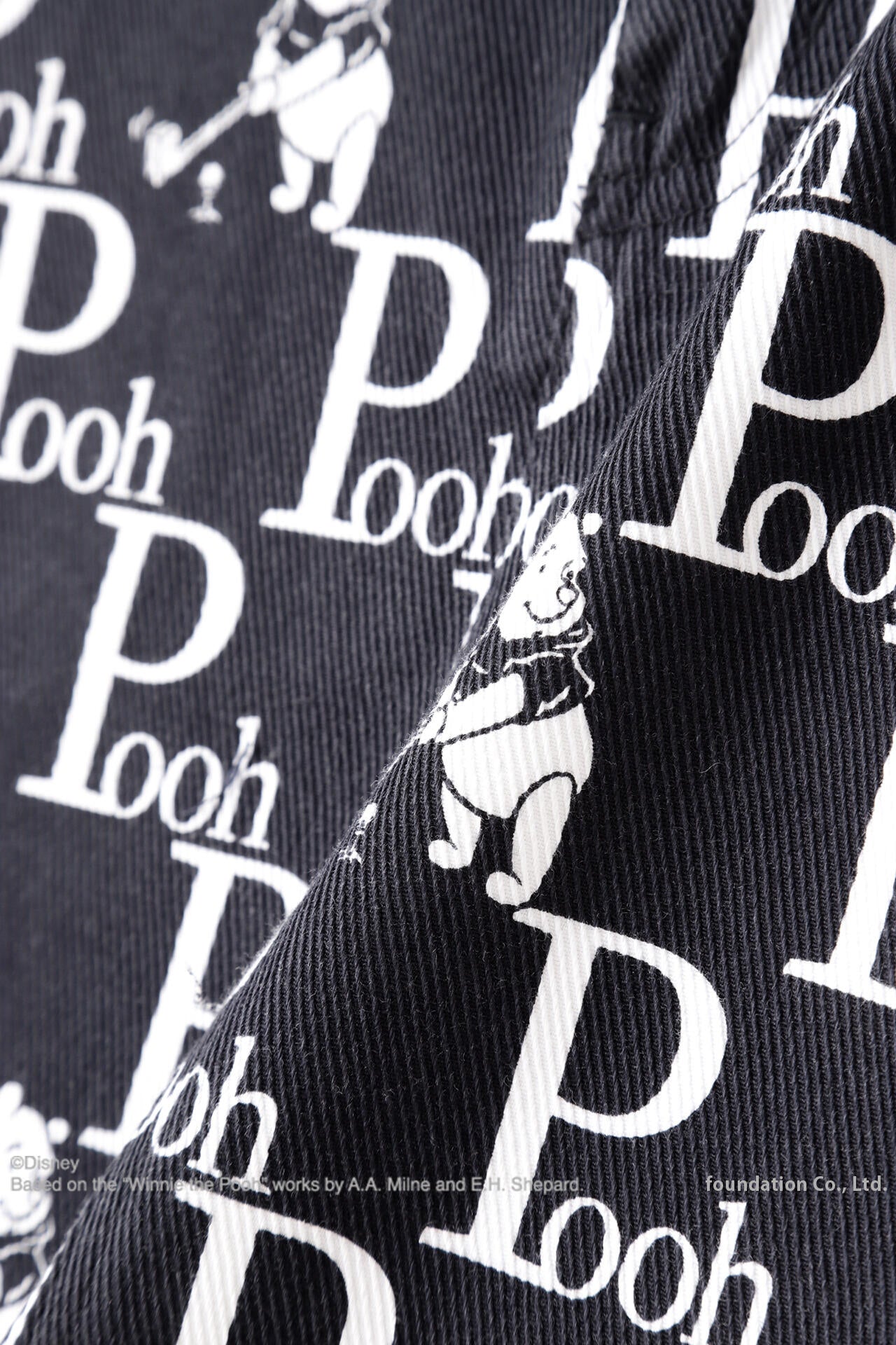 プーさん 総柄プリント オーガニックカルゼ スカート ＜Winnie the