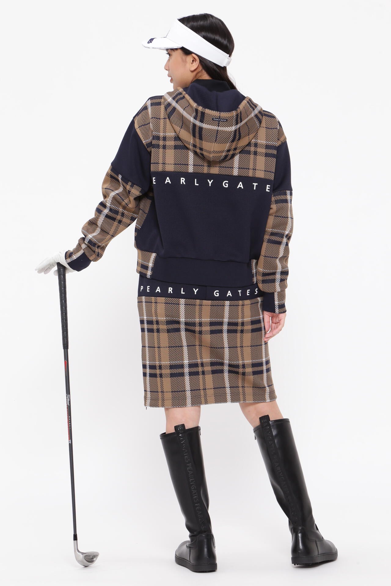 Wジャガード スカート ＜CHECKシリーズ＞ | PEARLY GATES（パーリー