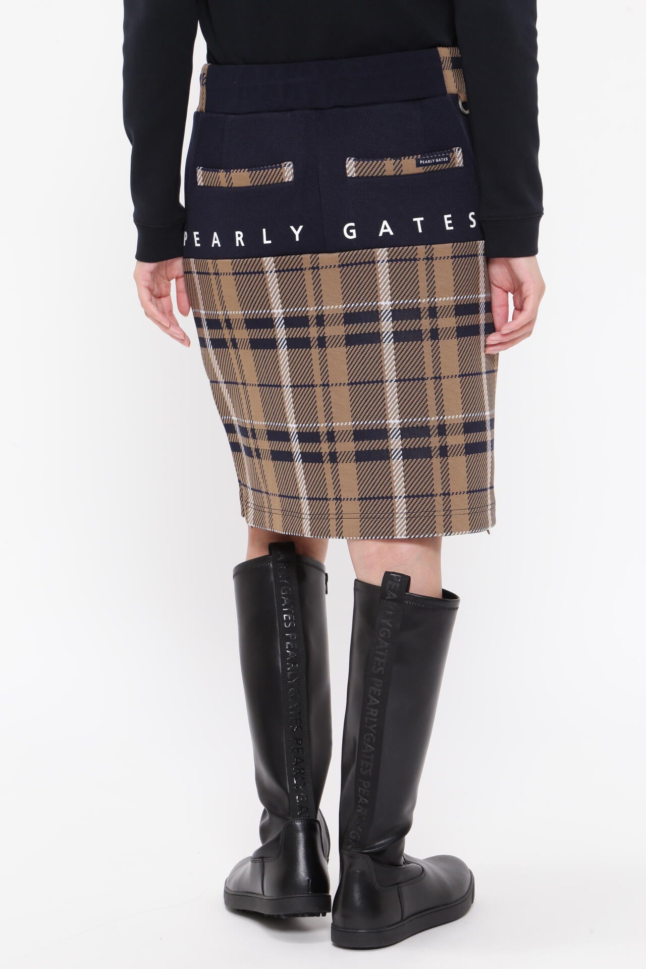 Wジャガード スカート ＜CHECKシリーズ＞ | PEARLY GATES（パーリー