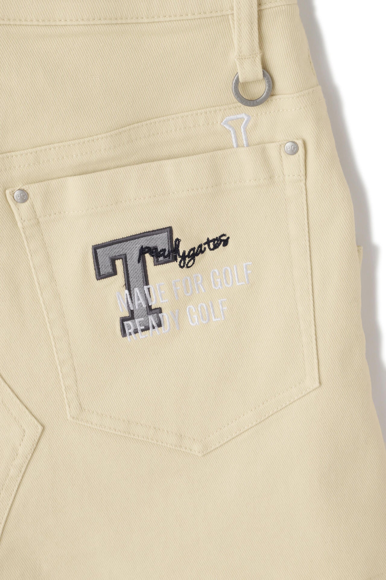 コットンストレッチツイル 表ピーチ 5ポケットスカート | PEARLY GATES