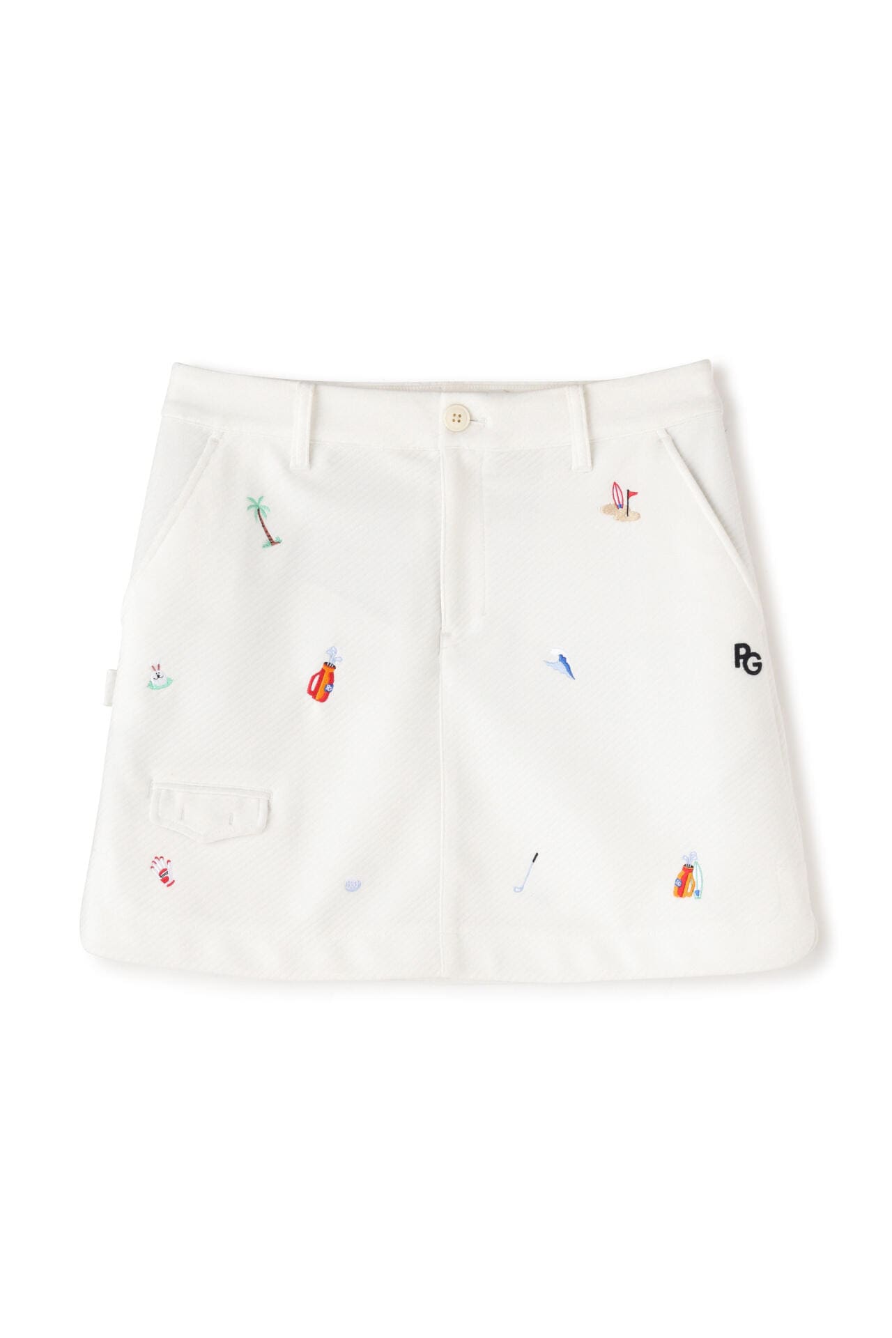 ポリエステルブリスターカルゼ スカート ＜SURF&TURFシリーズ