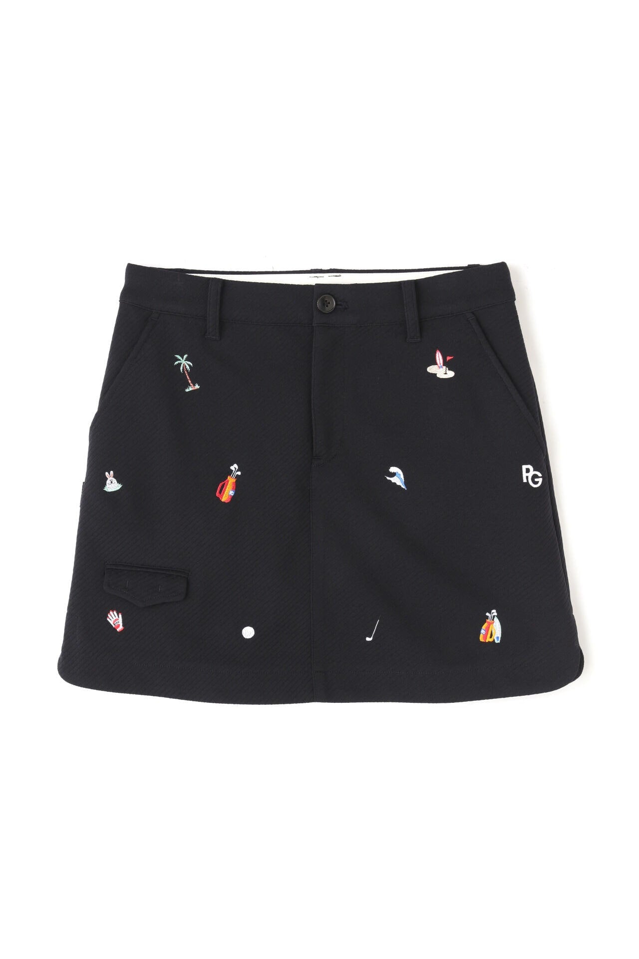 ポリエステルブリスターカルゼ スカート ＜SURF&TURFシリーズ＞