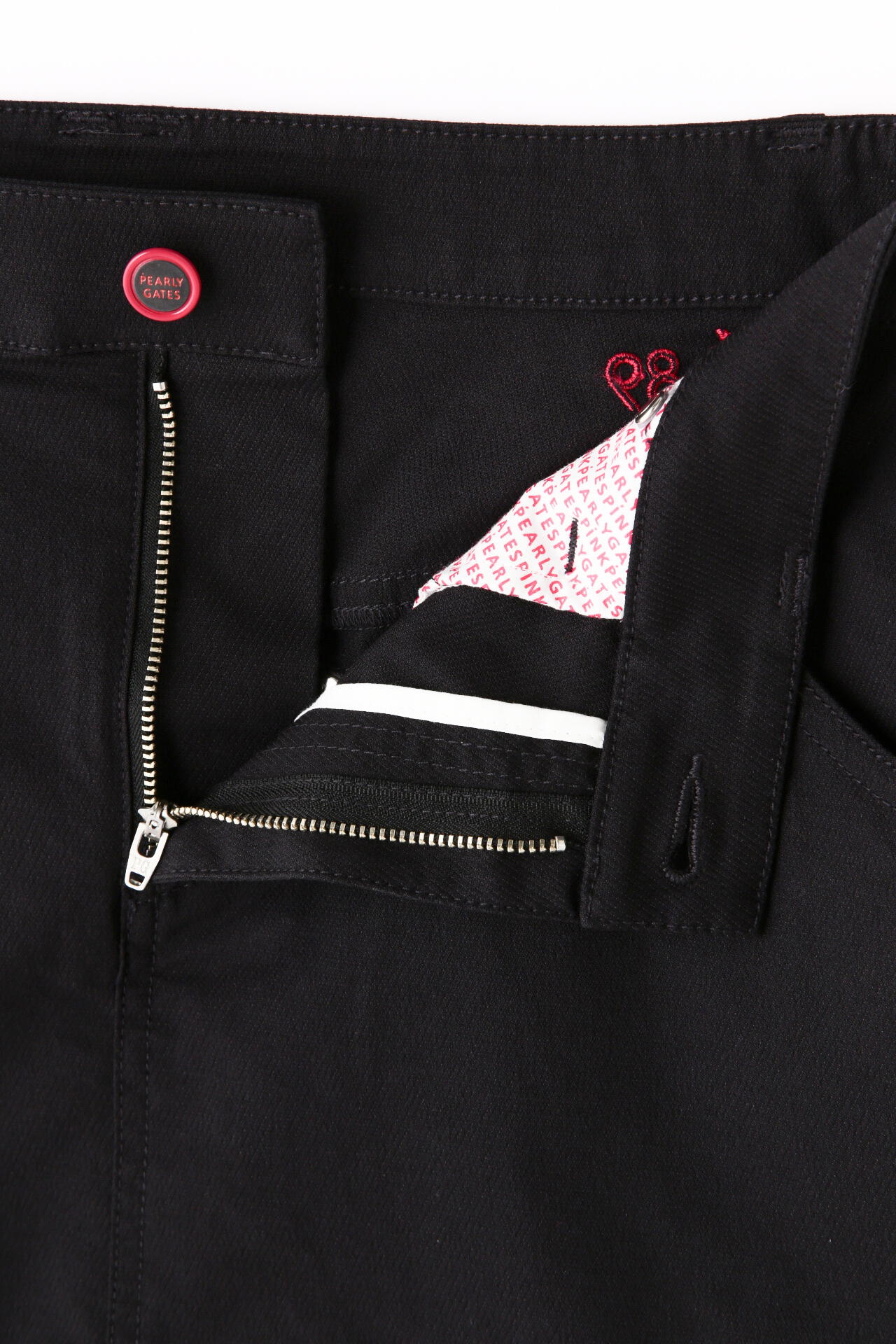 C/Peドライストレッチドビーカルゼ 5ポケットスカート ＜Pink with BLACK＞
