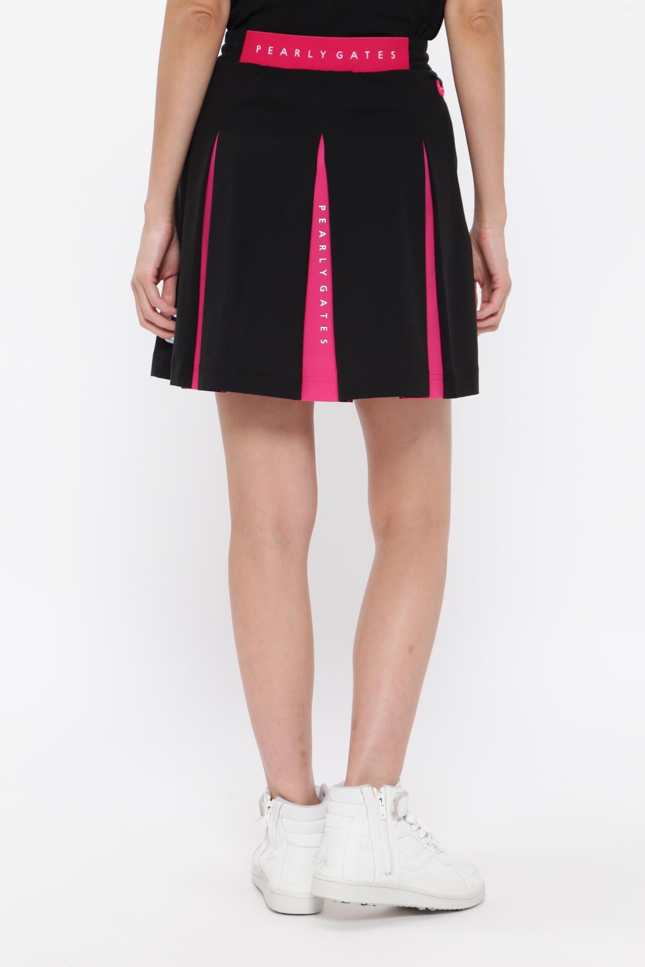 MFY裏カノコ プリーツスカート ＜Pink with BLACK＞