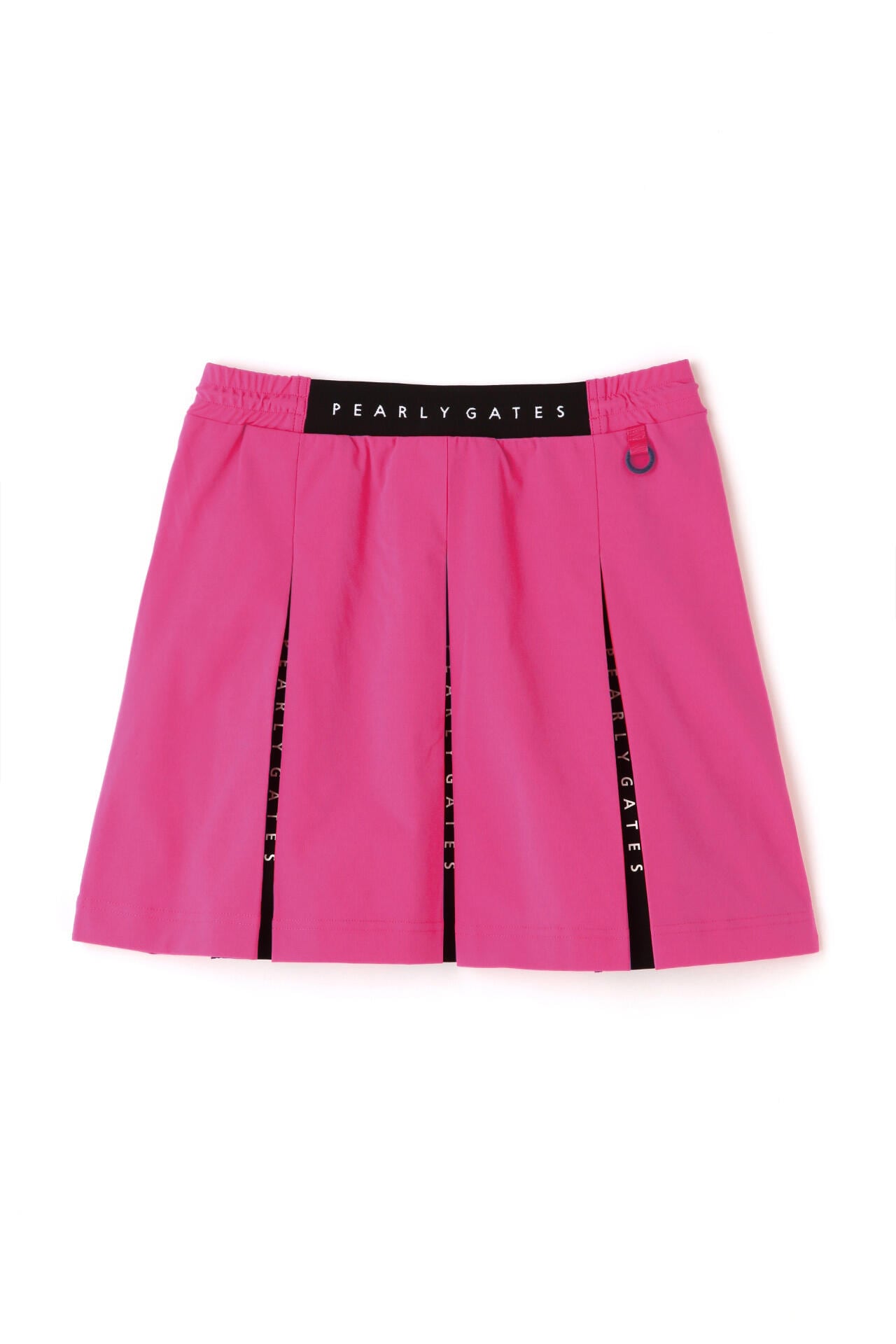 MFY裏カノコ プリーツスカート ＜Pink with BLACK＞ | PEARLY GATES