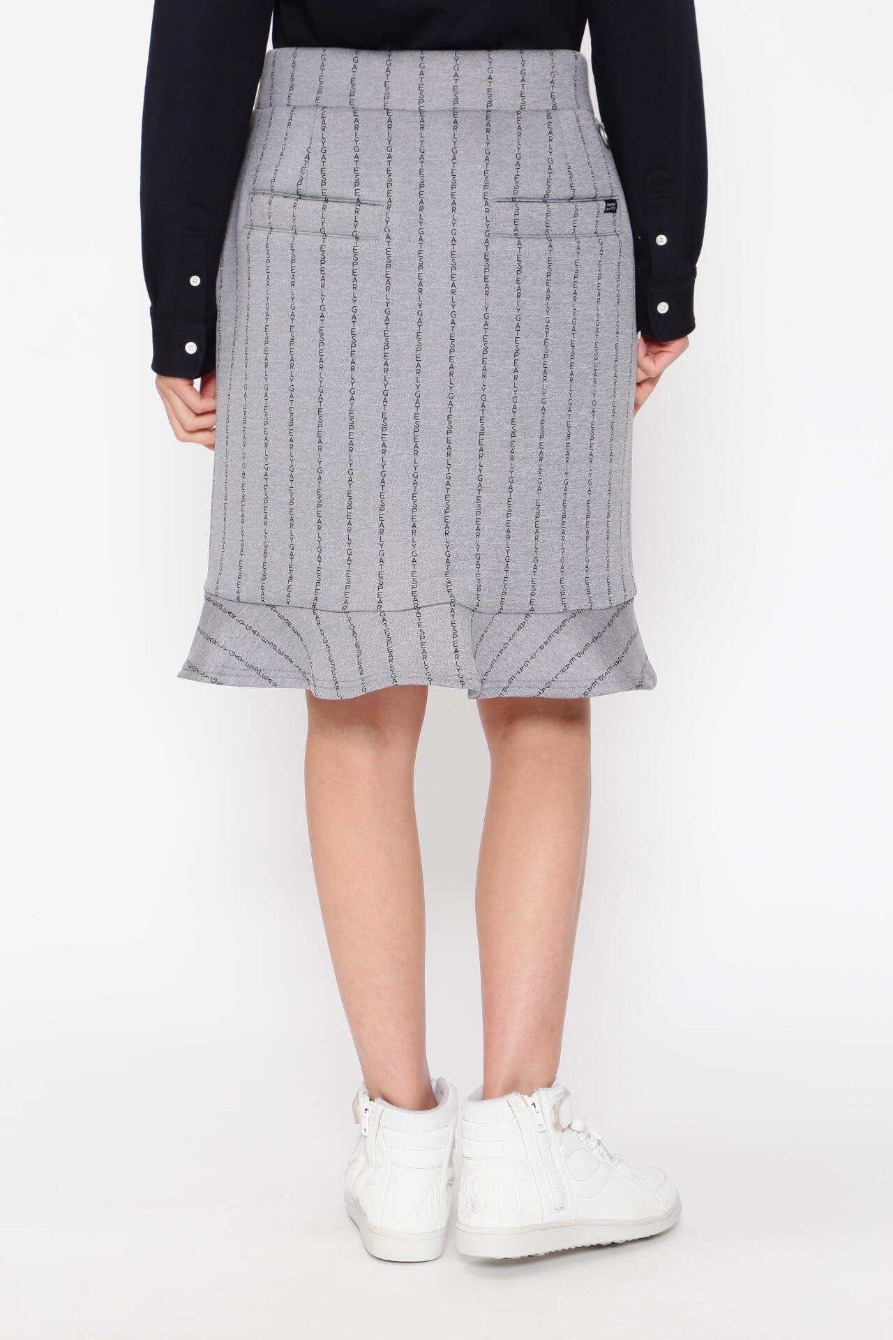 ダンボールニット スカート ＜PGロゴストライプ＞ | PEARLY GATES