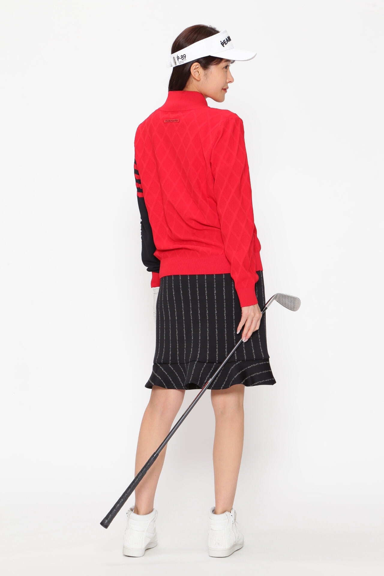 ダンボールニット スカート ＜PGロゴストライプ＞ | PEARLY GATES